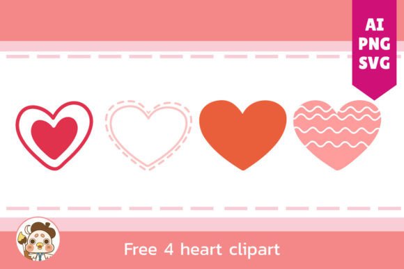4 Heart Free: A Versatile Graphic Design Asset for Creative Projects
