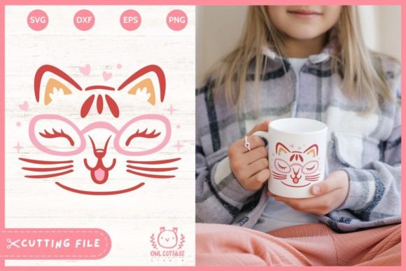 Cat Face SVG: A Versatile Graphic for Handmade Creations