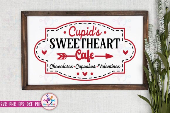 Cupid’s Sweetheart Cafe Chocolates Cupcake SVG: A Versatile Graphic Design Asset for Creative Publishing