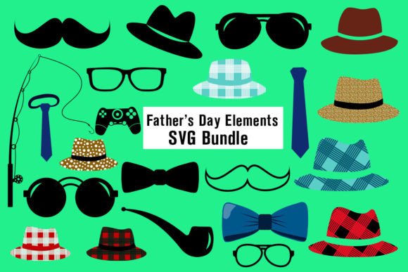 Fathers Day Elements Bundle Vector Review for Real Embroidery Projects