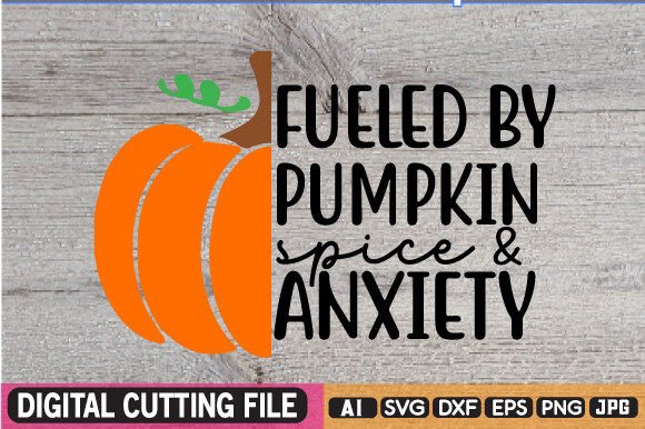 Fueled by Pumpkin Spice Anxiety: A Graphic Design Asset for Crafters and Handmade Businesses