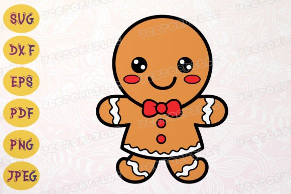 Gingerbread Cookies SVG Christmas Freebies for Branding and Marketing
