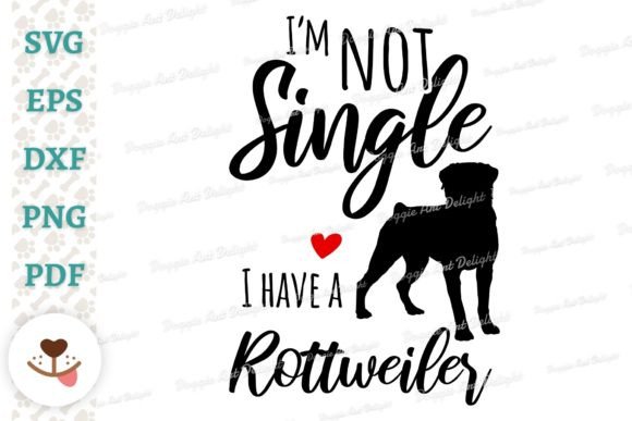 I’m Not Single, I Have a Rottweiler: A Graphic Design Asset for Creative Content