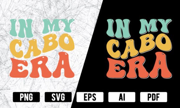 In My Cabo ERA: A Retro Wavy Graphic for Digital Sellers