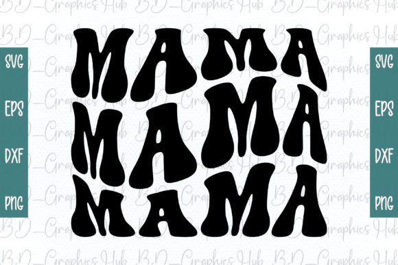 Retro Mama Svg Design: A Versatile Graphics Asset for Creative Crafts and Publishing